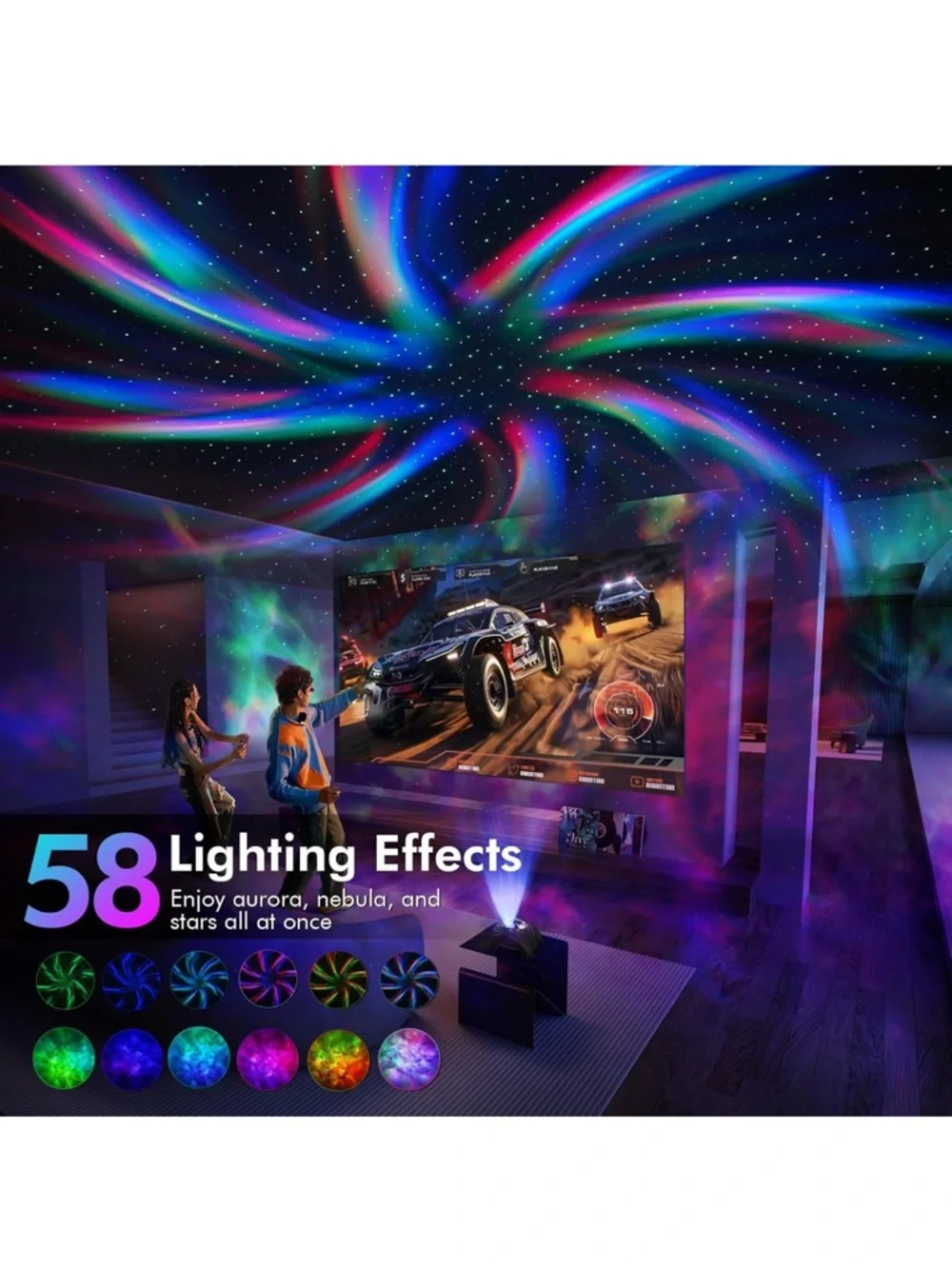 Stars projector for bedroom